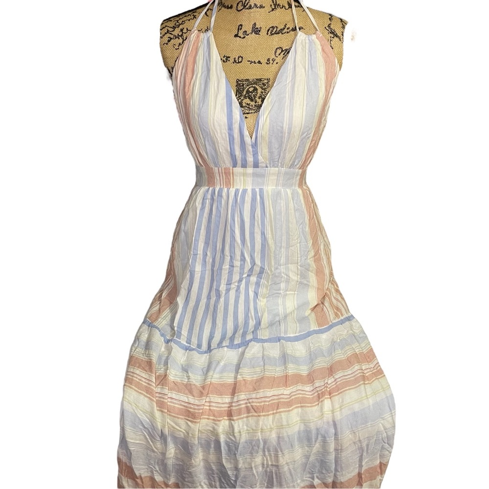 Main Strip Maxi Dress